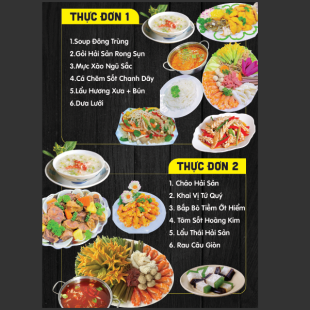 THỰC ĐƠN TIỆC 1 - 2