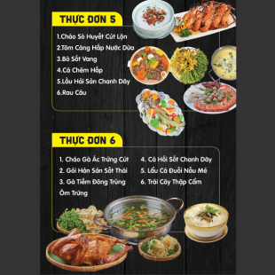 THỰC ĐƠN TIỆC 5 - 6