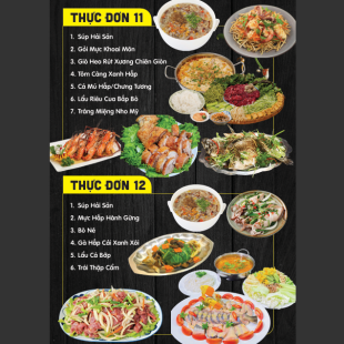 THƯC ĐƠN TIỆC 11 - 12