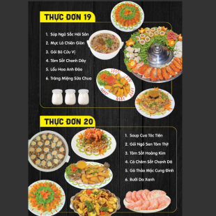 THỰC ĐƠN TIỆC 19 - 20