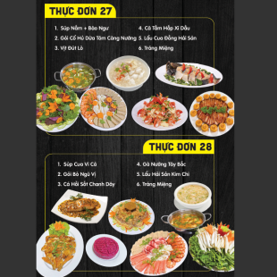 THỰC ĐƠN TIỆC 27 - 28