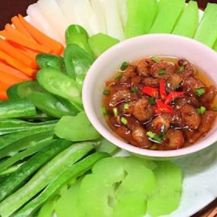 RAU LUỘC KHO QUẸT